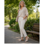 sandale dama bej din piele naturala cu toc gros si imprimeu mozaic cpl13bej